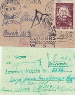 20 IX 43.  PRISONER CAMP.  WOLDENBERG POLAND. POCZTOWKA. RUBBER STAMP KONKURS/ODBUDOWY (RACE COMPETITION) - Prisoner Camps