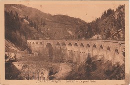 MOREZ    JURA   39- CPA  SEPIA   LE GRAND VIADUC - Morez