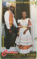 ANTIGUA Et BARBUDA  -  Phonecard  -    -   The National Dress   -  EC $ 20 - Antigua And Barbuda