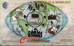 ANTIGUA Et BARBUDA  -  Phonecard  -  My Vision Of The Internet  -  EC $ 20 - Antigua U. Barbuda