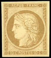 * 10c. Bistre-jaune. Couleur De Référence. SUP. R. - 1849-1850 Ceres