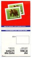 RC 16593 CANADA BK105 - 76c GRIZZLY BEAR ISSUE CARNET BOOKLET MNH NEUF ** - Full Booklets