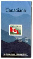 RC 16600 CANADA BK110 - 38c QUICK STICKS FLAG ISSUE CARNET COMPLET BOOKLET MNH NEUF ** - Ganze Markenheftchen