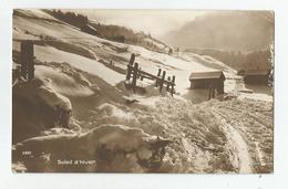 Suisse Vaud Cachet Lausanne 1915 , Un Soir D'hiver Ed Art Perrochet David La Chaux De Fonds - La Chaux