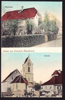 1910 Gelaufene AK Aus Dornach Mit Pfarrhaus Und Kirche - Dornach