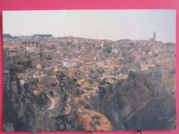 Visuel Très Peu Courant - Italie - Matera - Panorama Quartiere Albanese - Parimonio Mondiale Unesco - Recto Verso - Matera