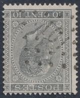 émission 1865 - N°17 Obl Pt 161 "Hennuyères" - 1865-1866 Profile Left