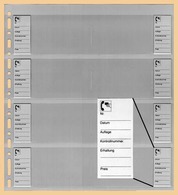 5x KOBRA-Telefonkarten-Einsteckblatt Nr. G14E - Matériel