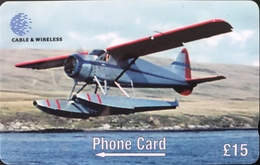 FALKLAND  -  Phonecard  -  De Havilland DHC2 Beaver  -  £ 15 - Falkland