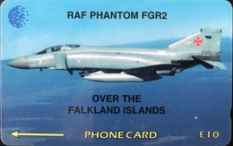 FALKLAND  -  Phonecard  -  RAF PHANTOM FGR2  -  £ 10 - Falklandeilanden
