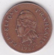 Polynésie Francaise . 100 Francs 1982, Cupro-nickel-aluminium - French Polynesia