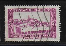 ALGERIE - YVERT N° 104a VARIETE "15" OBLITERE ! - Used Stamps