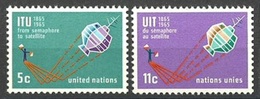 1965	UN New York	152-153	Satellite - América Del Norte