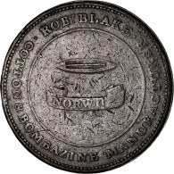 Monnaie, Grande-Bretagne, Norfolk, Robt, Two Penny Token, 1811, Norwich, TB+ - Otros & Sin Clasificación