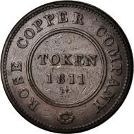 Monnaie, Grande-Bretagne, Birmingham And Swansea, Penny Token, 1811, Birmingham - Autres & Non Classés