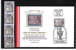 6014d: Österreich 1984, Stift Schlägl, 4160 Aigen Im Innkreis, Beleg Und 4 Postfrische/ Gestempelte Briefmarken - Ried Im Innkreis