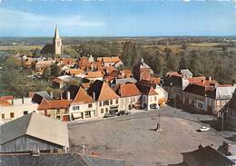 64-LEMBEYE- PLACE DU MARCHE , LA VIEILLE PORTE L'EGLISE NOTRE DAME - Lembeye