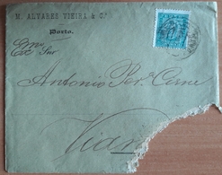 Portugal - COVER - Stamp: 25 Reis - Cancel: Porto + ? - Lettres & Documents