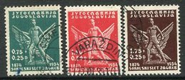 YUGOSLAVIA 1934 Zagreb Sokol Games, Used.  Michel 275-77 - Gebruikt