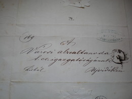 Ex Offo Ofen To Neusatz  1865 A Budapest Tankerulet Kiralyi Fogazdasaga  Buda 1865 Signatures - ...-1867 Préphilatélie