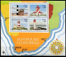 Südafrika Mi# Block 21 Postfrisch/MNH - Lighthouses - Blocs-feuillets