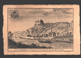 Chokier / Choquier - Vue De Chateau De Choquier Et Ses Environs Du Côté De La Meuse - Litho - Flémalle