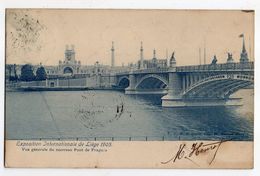 Belgique--LIEGE--Expo Internationalede 1905--Nouveau Pont De France..timbre..cachet LIEGE Et CHARLEVILLE-08--. - Liege