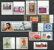 INDIA (1994) - Lot Mint Stamps (blind, Work, Cinema, Bombay GPO, Library, Art, Mental Health, Engineering, Cancer, Etc. - Unused Stamps