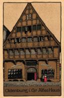 Oldenburg I. Gr., Altes Haus, Steindruck AK, Um 1920 - Oldenburg