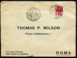 VATICAN - N° 33 / FDC DU 1/8/1929 POUR ROMA  - TB & R - Covers & Documents