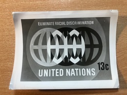 United Nations Unies New York UN UNO ONU 1970 - Epreuve Photo Publicity Essay Eliminate Racial Discrimination - Brieven En Documenten