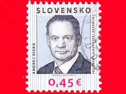 SLOVACCHIA - Usato - 2014 - Presidente Della Repubblica Andrej Kiska - 0.45 - Used Stamps