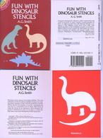 Fun With Dinosaur Stencils (petits Livre Pochoirs) Dover USA - Activity/ Colouring Books
