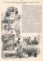 A102 437 - Leipzig Ausstellung Kochkunst Volksernährung Artikel Mit 7 Bildern 1887 !! - Musea & Tentoonstellingen