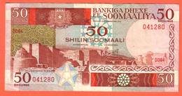 SOMALIE  Billet  50 Shilin  ( 1986 ) Pick 34b  UNC - Somalie