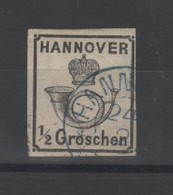 Allemagne -  Etat De   Hanovre ( 185 9) N° 16 (oblitéré - Hanovre