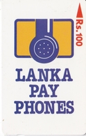 (16SRLA) TARJETA DE SRY LANKA DE Rs.100 LOGO EMPRESA - Sri Lanka (Ceylon)