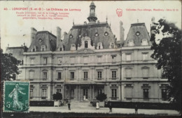 Cpa, Longpont Sur Orge Le Château De Lormoy, Façade Principale, éd P.Allorge Séie Cl 11, écrite En 1909, - Sonstige & Ohne Zuordnung