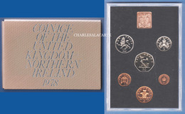 GREAT BRITAIN 1978  COINAGE OF THE U.K. & N.I. ORIGINAL FOLDER  VERY FINE CONDITION - Mint Sets & Proof Sets