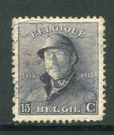 BELGIQUE- Y&T N°169- Oblitéré - 1919-1920 Trench Helmet