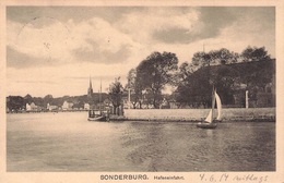 SONDERBURG - HAFENEINFAHRT 1914 /ak367 - Nordschleswig