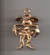 REF MON3  : Pendentif 3.3 Cm Lucky Luke Dalton Dargaud 1990 MORRIS - Statues - Metal