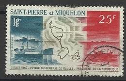 SAINT PIERRE ET MIQUELON N° PA 38 Oblitéré SPM POSTE AERIENNE - Gebraucht