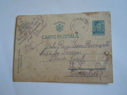 ROMANIA WWII  CARTA POSTALA 4 LEI 1941 SOLDAT -- - Franquicia