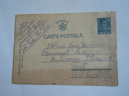 ROMANIA WWII  CARTA POSTALA 4 LEI 1941 SOLDAT --  3 - Franchise