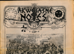 AKWESASNE NOTES (Mai 1980), Volume 12, Numéro 2, Newspaper Indian, Journal Indien, Mohwak, Ontario, New-York, 36 Pages - Histoire