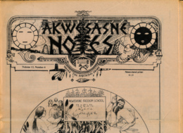 AKWESASNE NOTES (Autum 1980), Volume 12, Numéro 4, Newspaper Indian, Journal Indien, Mohwak, Ontario, New-York, 36 Pages - Storia