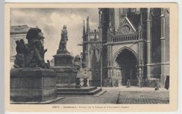 (40516) AK Metz, Kathedrale, Portal M. Fabert-Monument, Vor 1945 - Lothringen