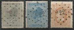 BELGIQUE - Oblitération(s) LP222 LOKEREN - Postmarks - Points