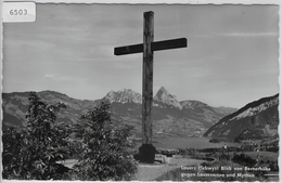 Lauerz - Blick Von Bernerhöhe Gegen Lauerzersee Und Mythen - Lauerz